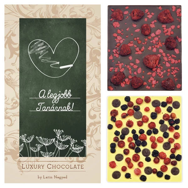 LUXURY CHOCOLATE A LEGJOBB TANÁRNAK! 130G