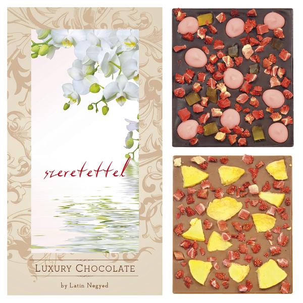 LUXURY CHOCOLATE SZERETETTEL 130G