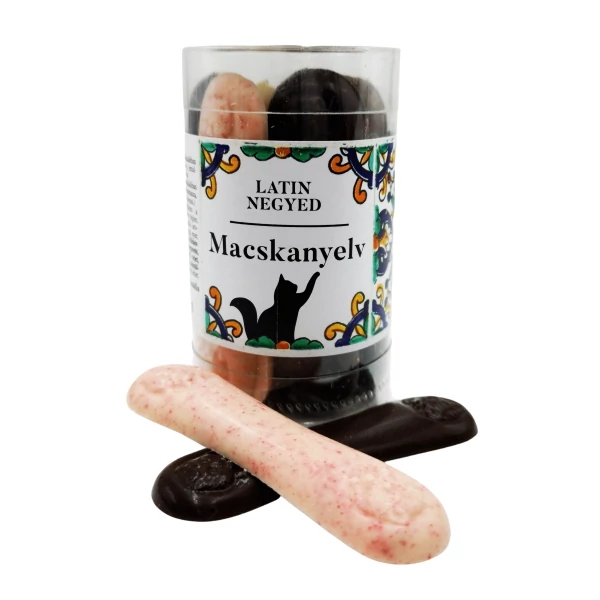 Macskanyelv vegyes csokoládéból 75G