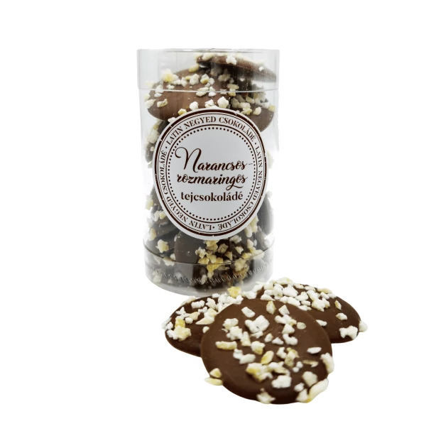 Rozmaringos-Narancsos tejcsokoládé csepp 60G