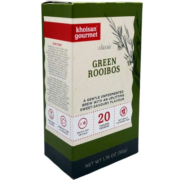 Khoisan gourmet classic green rooibos tea 50g