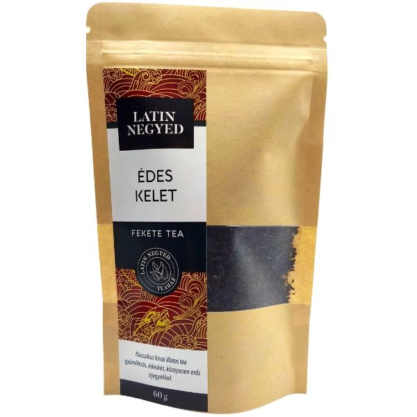 Édes kelet fekete tea 60g kraft tasakban 