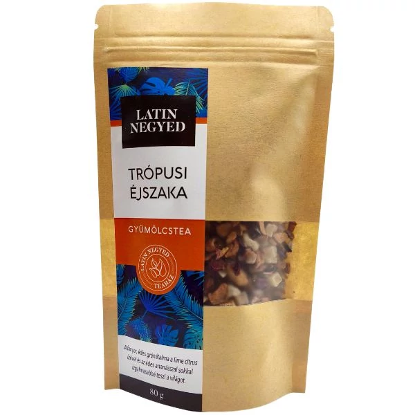 Trópusi Éjszaka gyümölcstea 80g kraft tasakban 