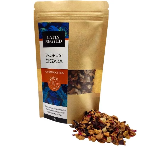 Trópusi Éjszaka gyümölcstea 80g kraft tasakban 