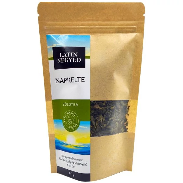 Napkelte zöld tea 60g kraft tasakban 