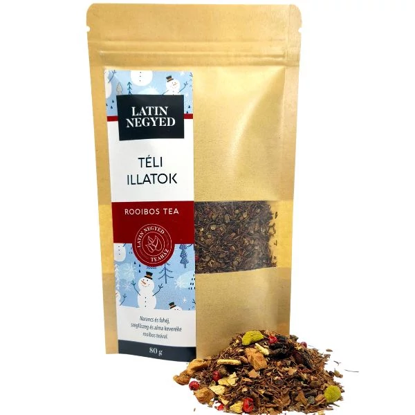 Téli illatok rooibos tea 80g kraft tasakban 