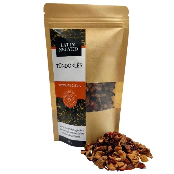 Tündöklés gyümölcstea 80g kraft tasakban 