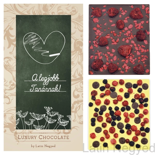 LUXURY CHOCOLATE A LEGJOBB TANÁRNAK! 130G