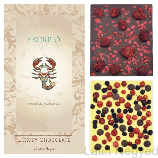 Luxury Chocolate Skorpió Horoszkóp 130G