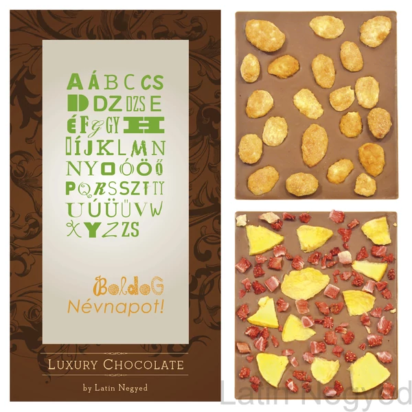 LUXURY CHOCOLATE BOLDOG NÉVNAPOT!
