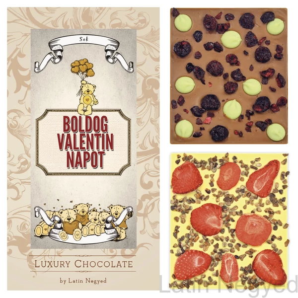 Luxury Chocolate Boldog Valentin Napot! 130G
