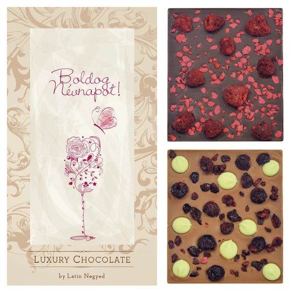 LUXURY CHOCOLATE BOLDOG NÉVNAPOT!