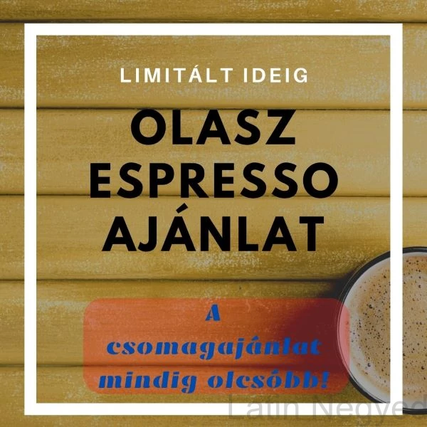 Olasz espresso csomag