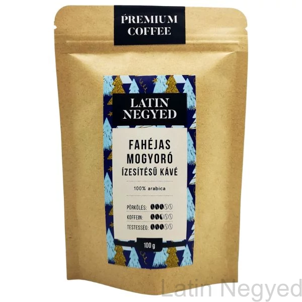 Fahéjas mogyoró ízesítésű kávé 100G