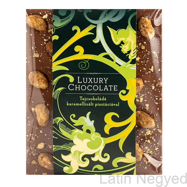 Tejcsokoládé karamellizált pisztáciával 65G