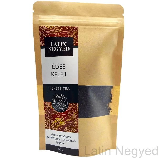 Édes kelet fekete tea 60g kraft tasakban 