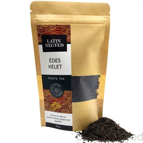 Édes Kelet fekete tea 60g kraft tasakban 