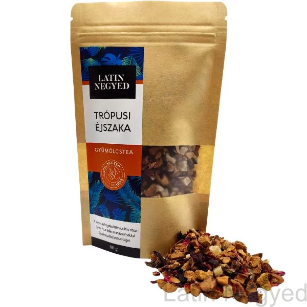 Trópusi Éjszaka gyümölcstea 80g kraft tasakban 