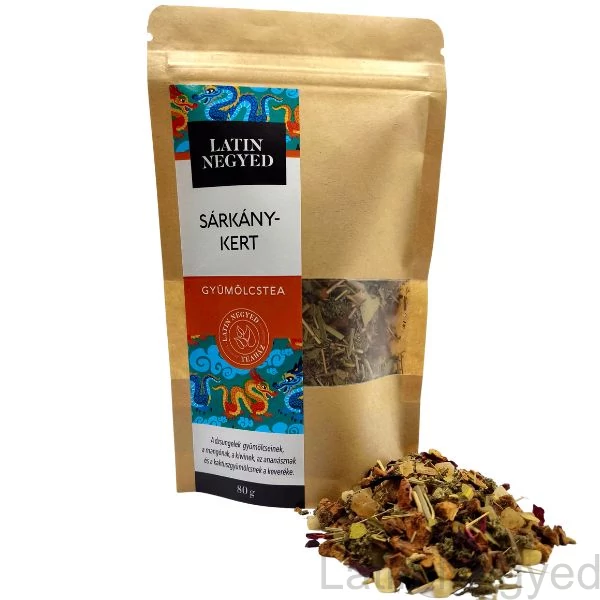 Sárkánykert gyümölcstea 80g kraft tasakban 