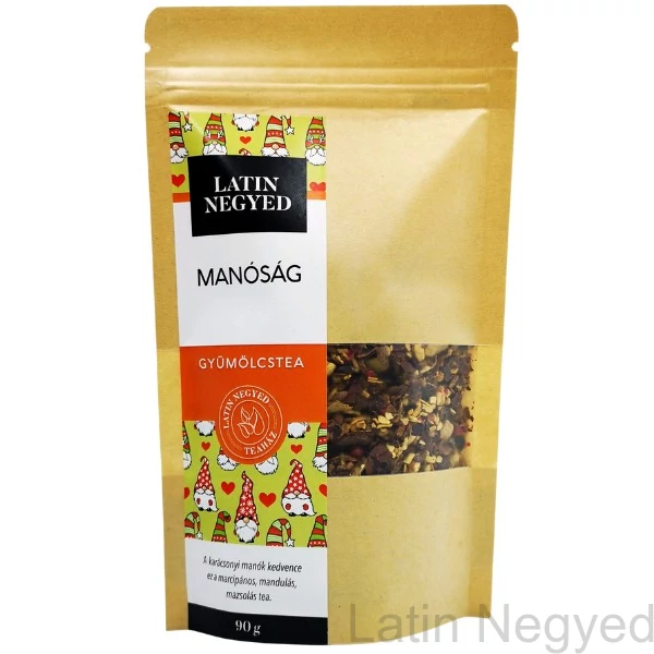 Manóság gyümölcstea 90g kraft tasakban 