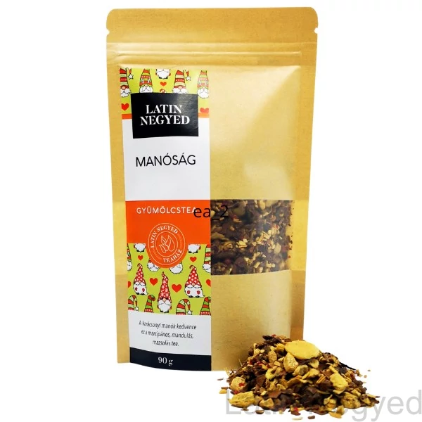 Manóság gyümölcstea 90g kraft tasakban 