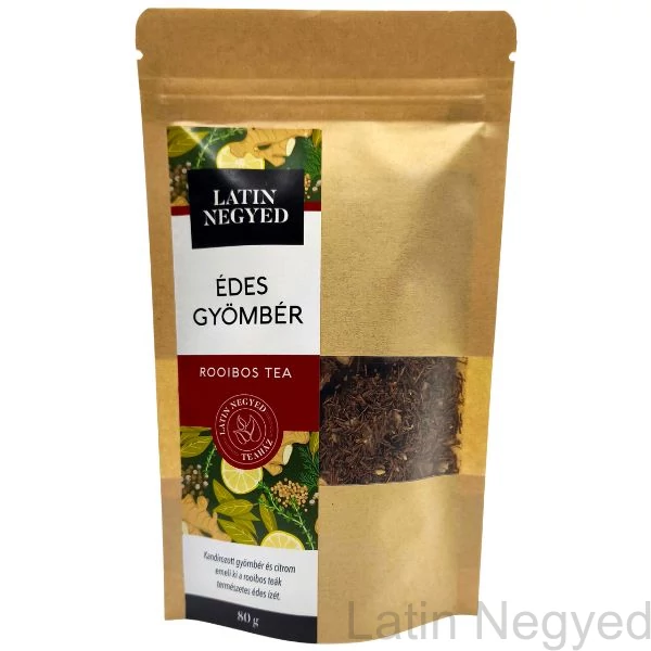 Édes Gyömbér rooibos  tea 80g kraft tasakban 