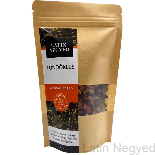 Tündöklés gyümölcstea 80g kraft tasakban 